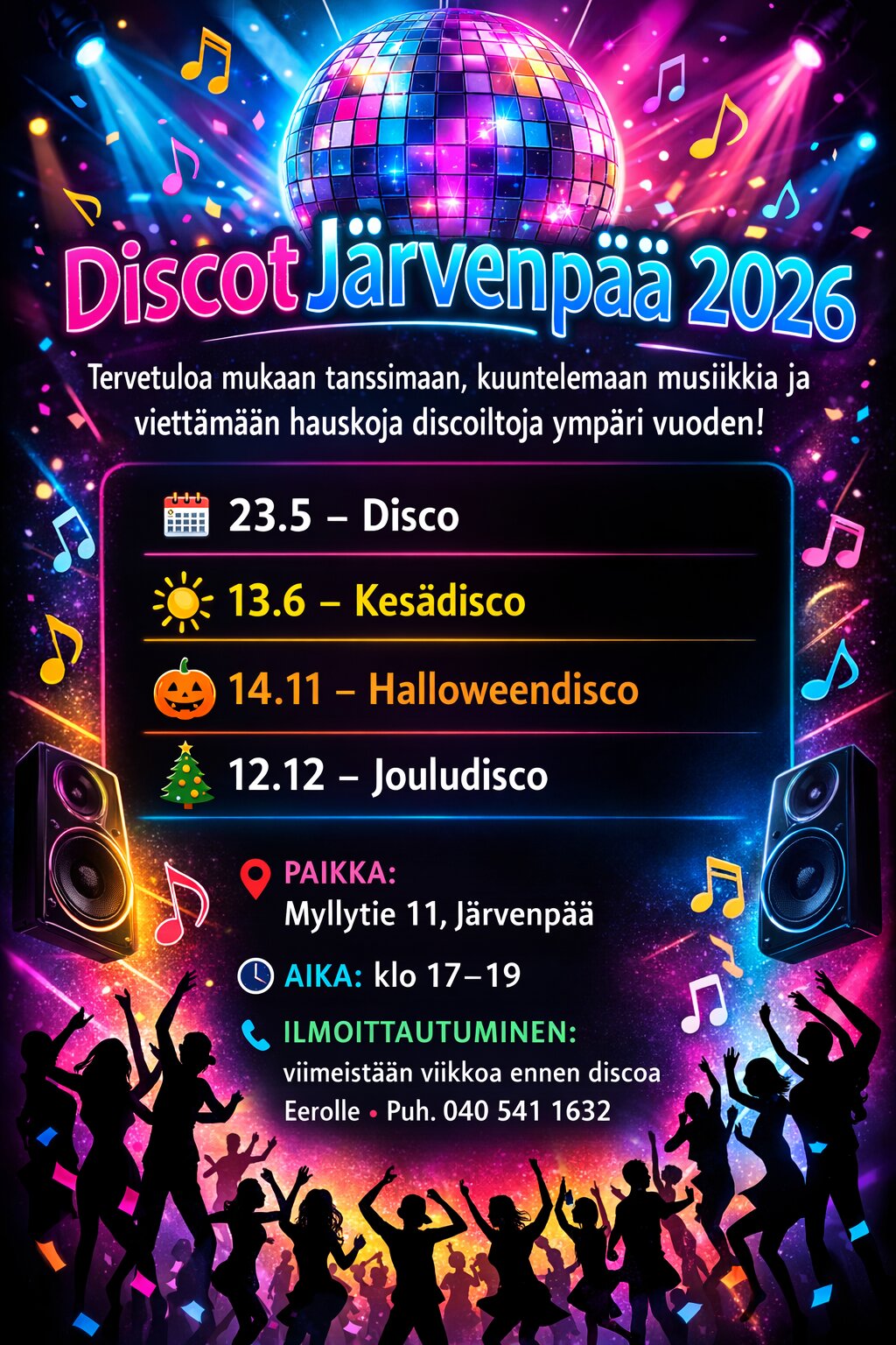 Discot Järvenpäässä 2026