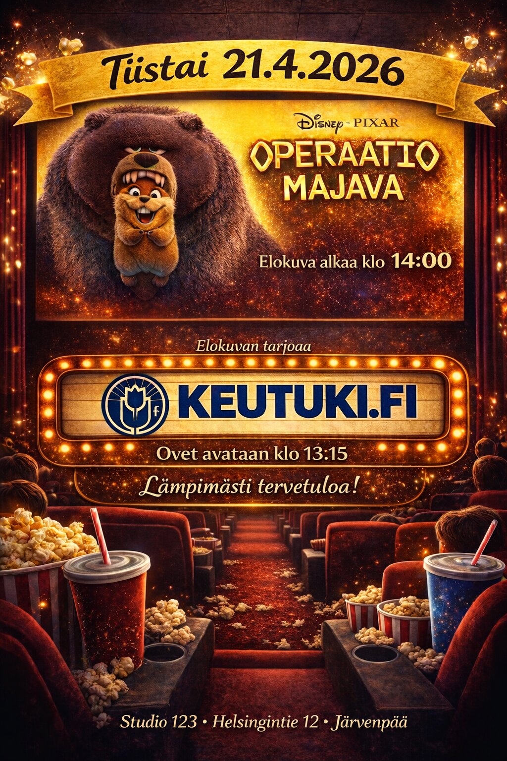 Operaatio Majava Elokuva näytös