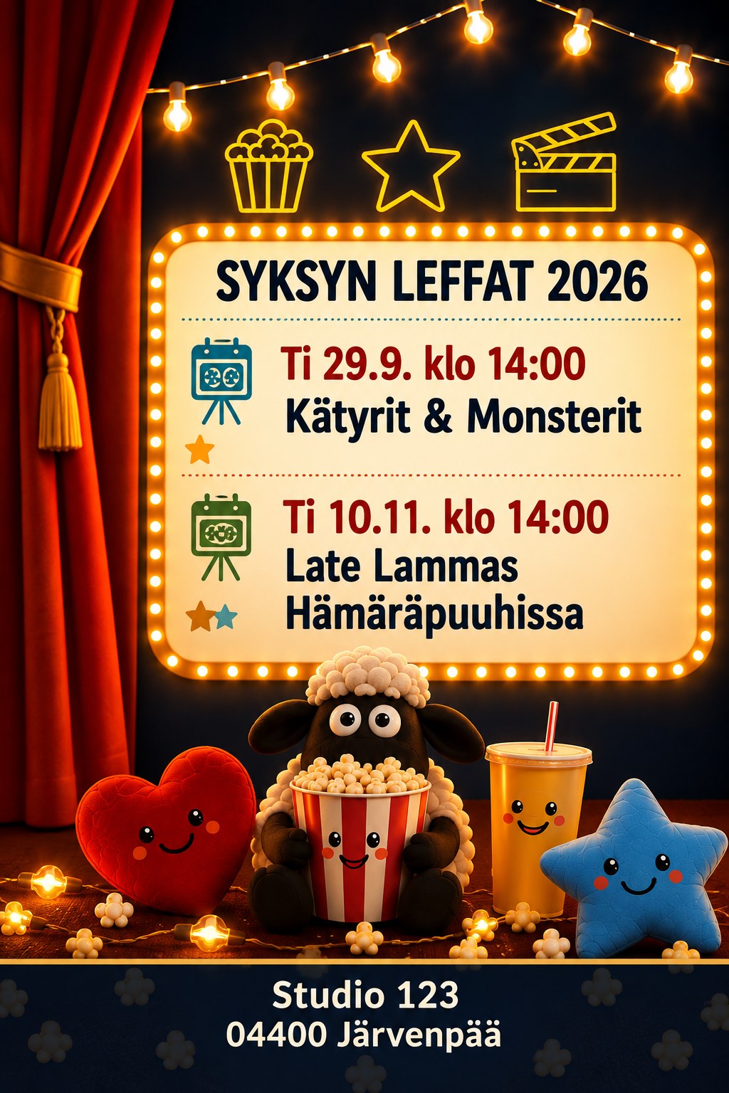 Syksyn leffat 2026